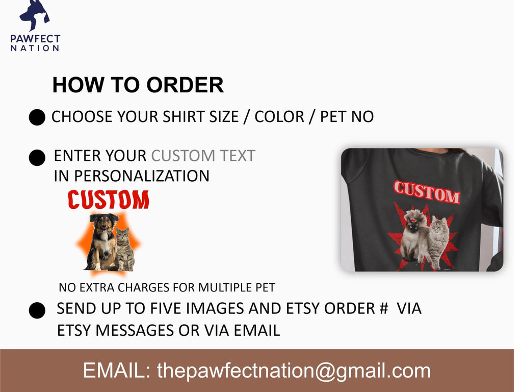 Custom Dog Name & Photo Sweatshirt, Dog Lover Gift, Personalized Pet Photo Crewneck, Custom Dog Mom Sweatshirt, Dog Dad Gift, Pet Sweatshirt