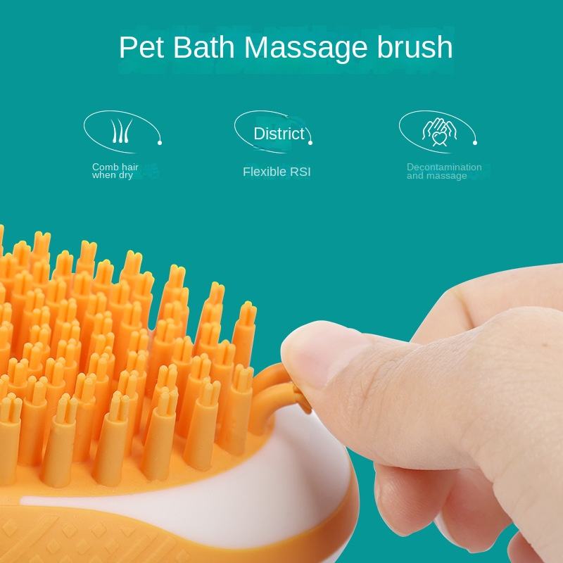 2-in-1 Pet Bath Brush and Massage Comb - Pawfect Nation