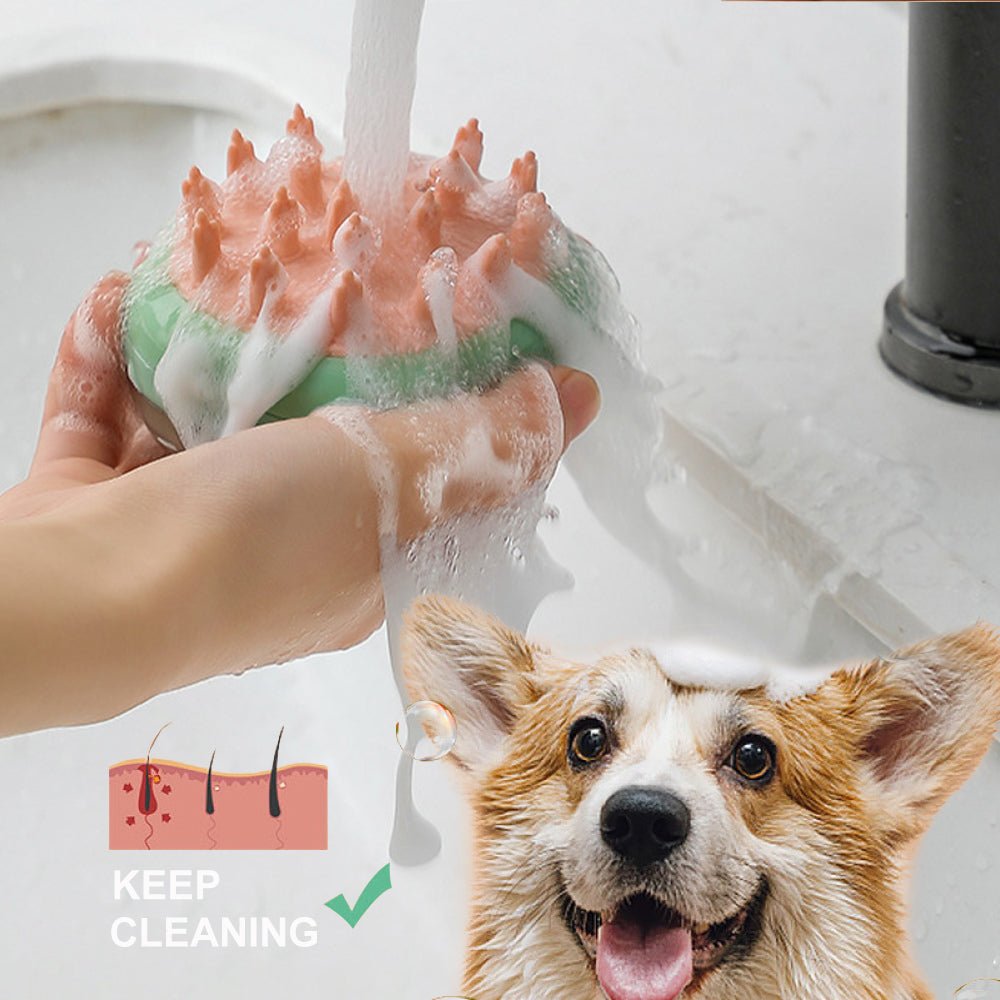 2-in-1 Pet Bathing and Grooming Brush - Pawfect Nation