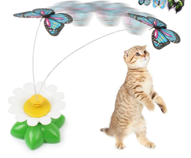 Automatic Rotating Flower Pet Toy - Pawfect Nation