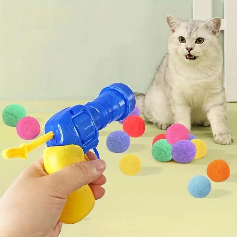 Cat Plush Ball Launcher - Pawfect Nation