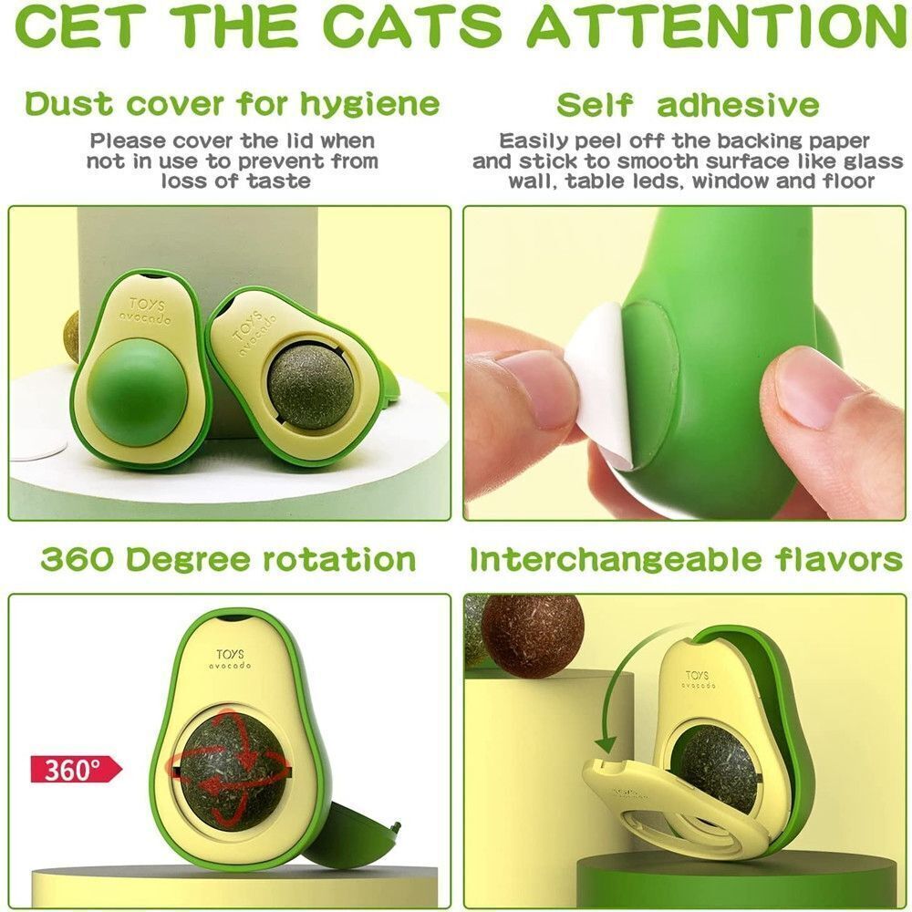 Cute Avocado Catnip Toys - Pawfect Nation