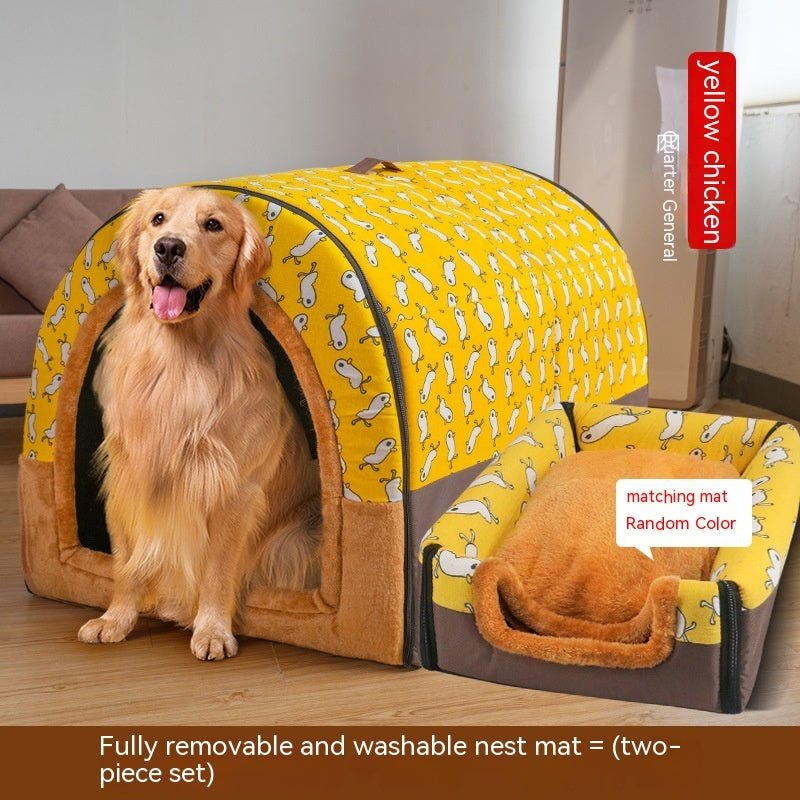 Dismantlable and Washable Large Dog House - Pawfect Nation