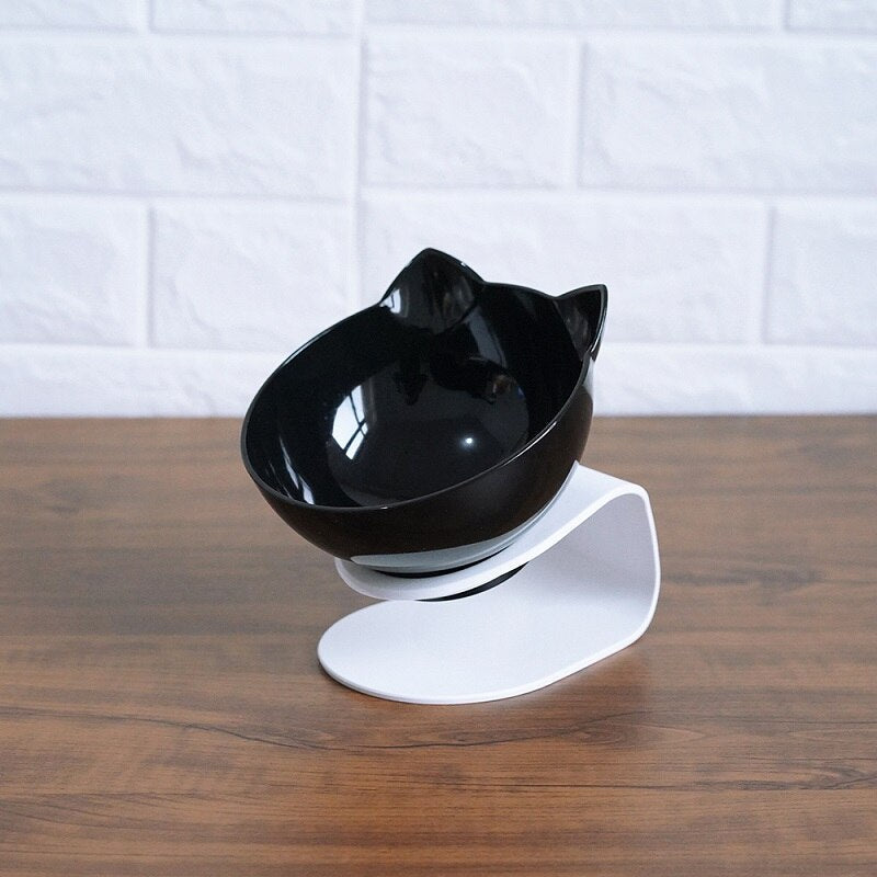 Double Cat Bowl with Raised Stand - Pawfect Nation