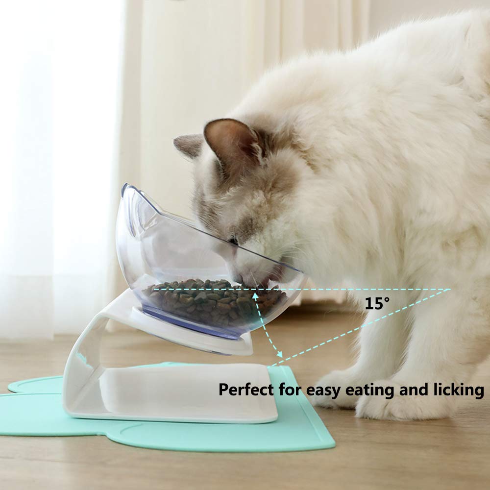 Double Cat Bowl with Raised Stand - Pawfect Nation