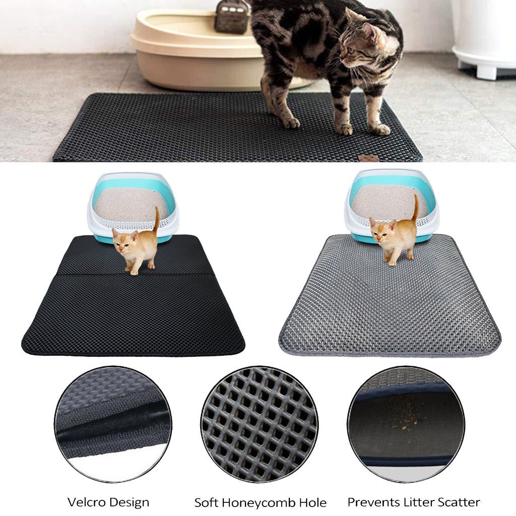 Double-Layer Cat Litter Mat - Pawfect Nation