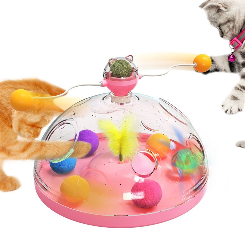 Interactive Windmill Cat Toy with Catnip - Pawfect Nation