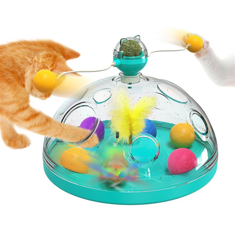 Interactive Windmill Cat Toy with Catnip - Pawfect Nation