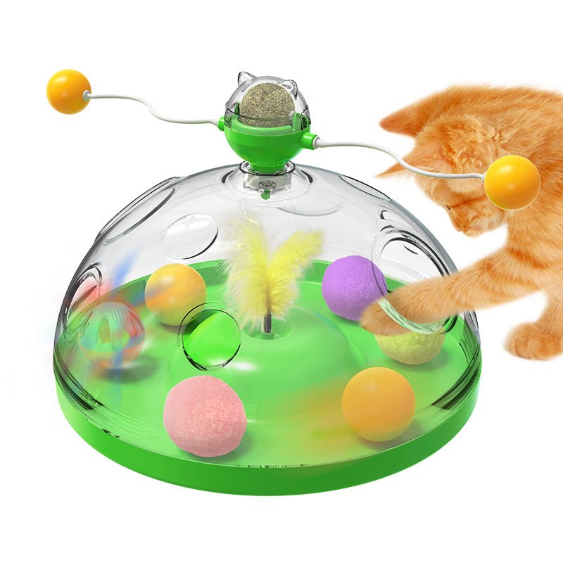 Interactive Windmill Cat Toy with Catnip - Pawfect Nation