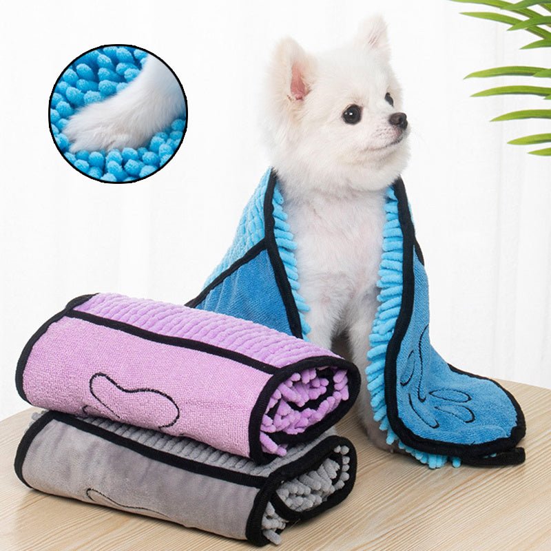 Super Absorbent Microfiber Dog and Cat Bath Towel - Pawfect Nation