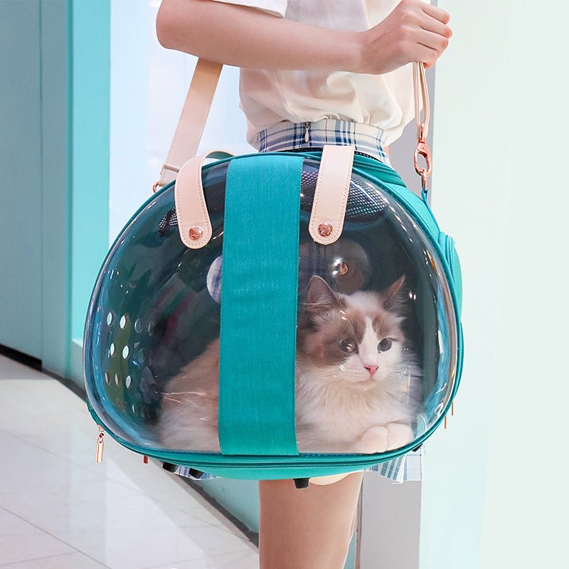 Transparent Double-Fish Dog and Cat Backpack - Pawfect Nation